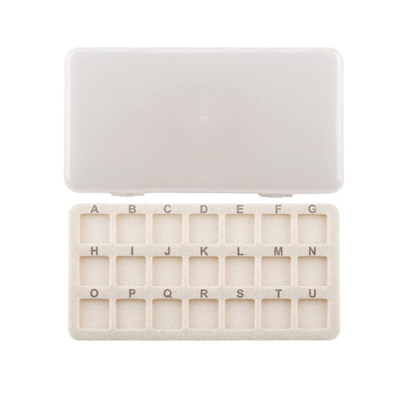 Bead Board Organizer Bead Sorting Pad Bead Storage Mat Sponge Material 21 Slot Design for Jewelry Artists and Crafters