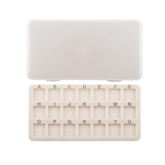 Bead Board Organizer Bead Sorting Pad Bead Storage Mat Sponge Material 21 Slot Design for Jewelry Artists and Crafters