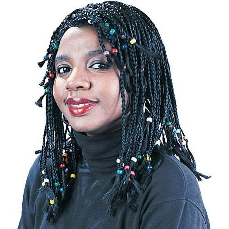 Braided Wig Adult Black Braided Wig Adult Black