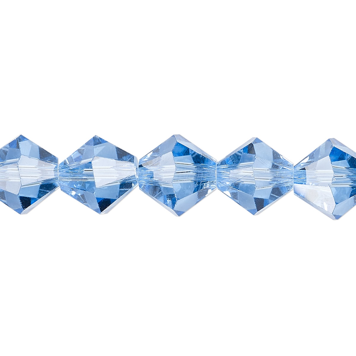 Bead Celestial Crystal transparent light blue 10mm faceted