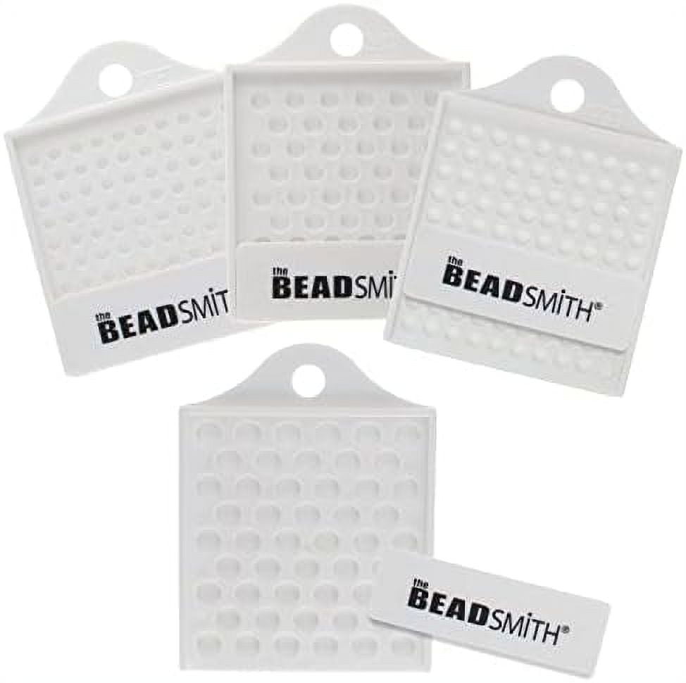 Bead Counter Set 4 Trays In Assorted Sizes, 38Mm Adjustable Slider For Set Quantities Use