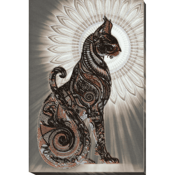Bead Embroidery Kit - Bast in the night AB-695