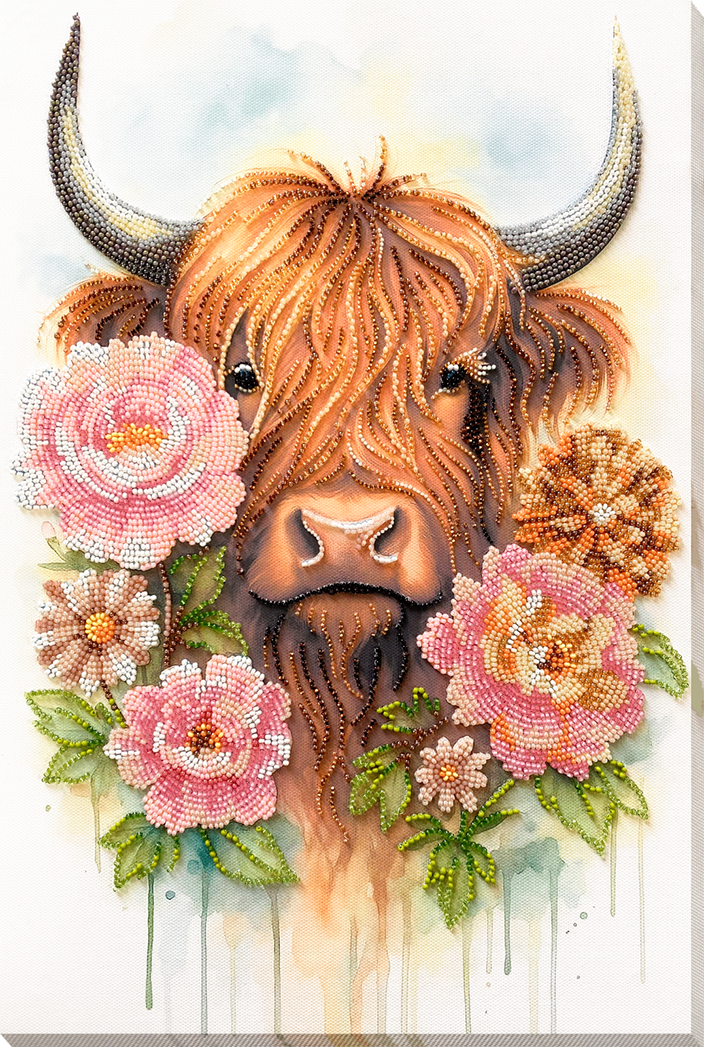 Bead Embroidery Kit - Highland Belle AB-965