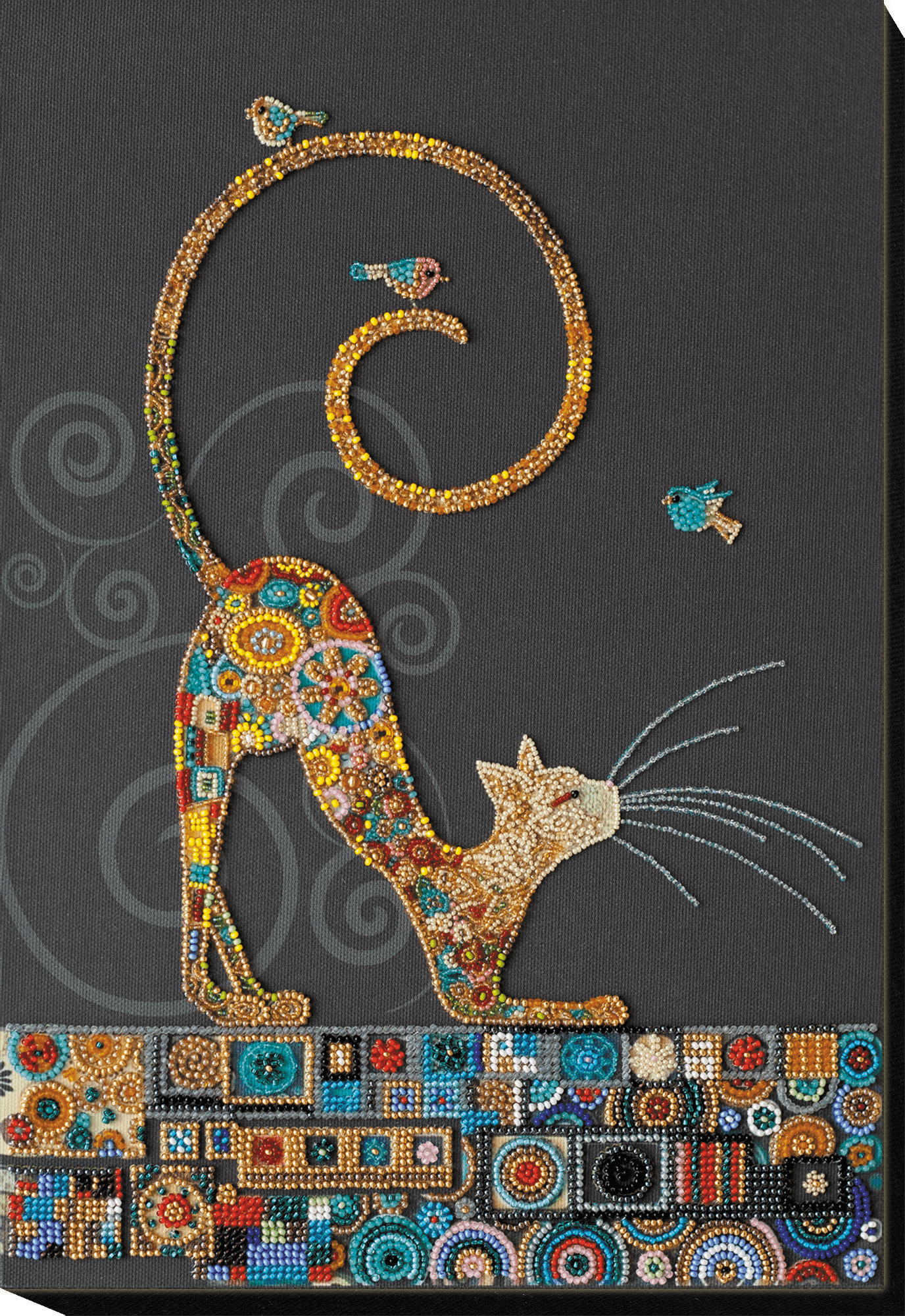 Bead Embroidery Kit - Kitty AB-791