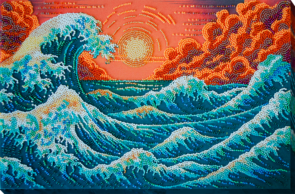 Bead Embroidery Kit - The Murmuring Sea AB-953