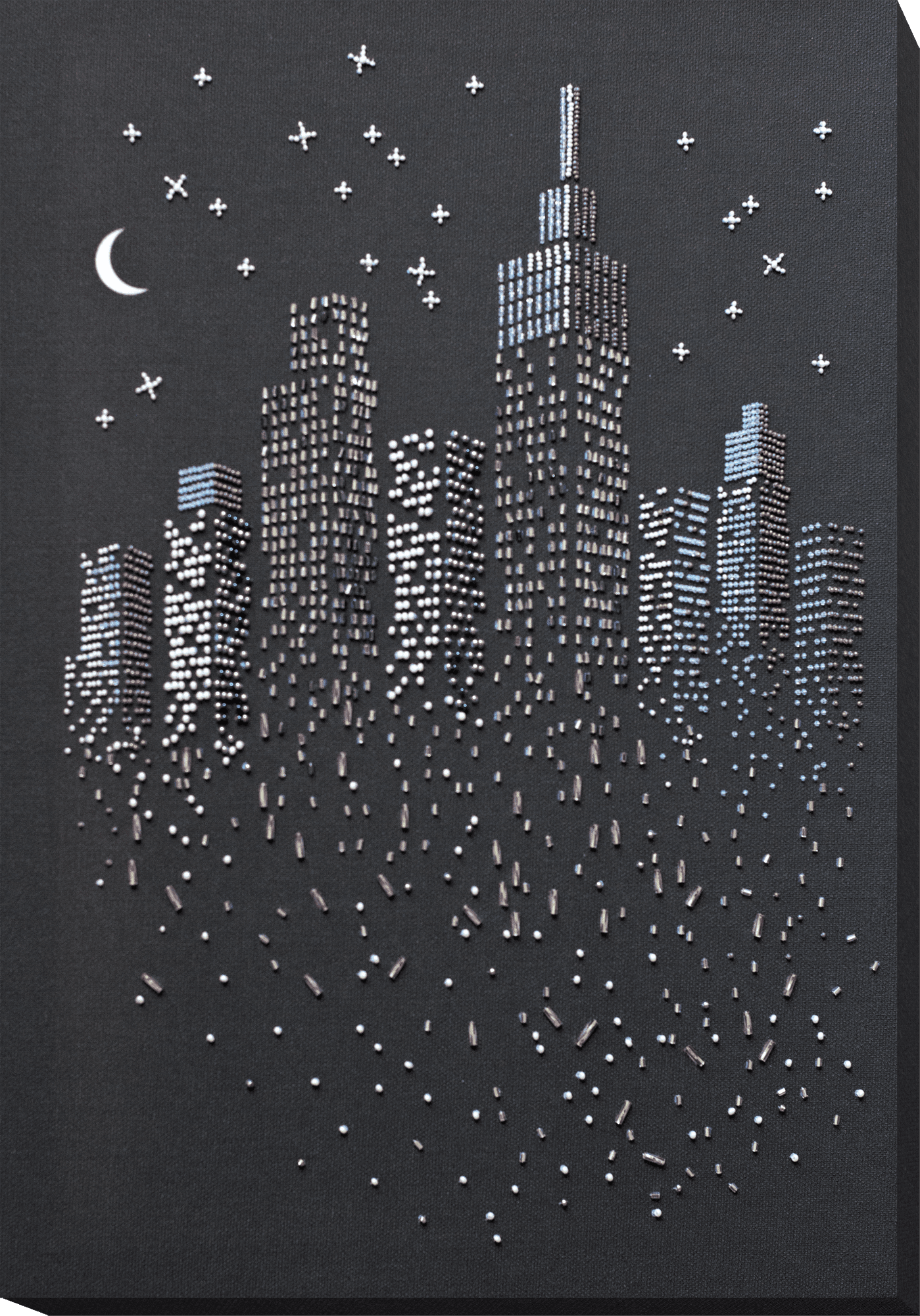 Bead Embroidery Kit - The glitter of the night lights AB-755