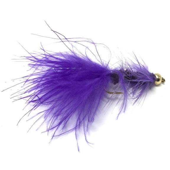 Bead Head Wooly Bugger Fly Fishing Flies - One Dozen - Many Colors and Sizes