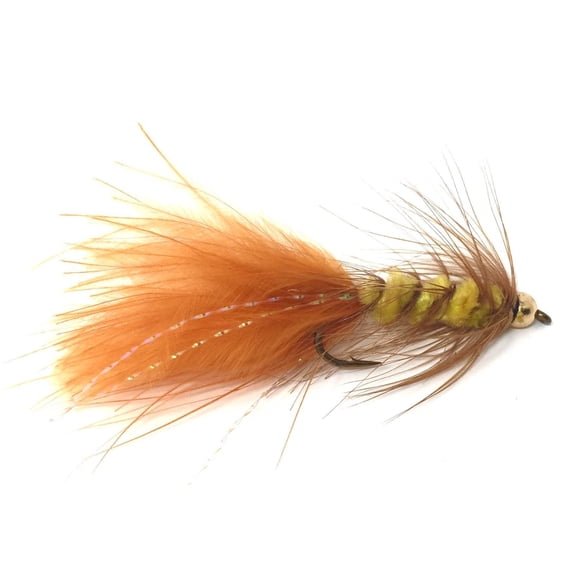 Bead Head Wooly Bugger Multi-Color Flies - One Dozen - 4 Sizes 6, 8, 10, 12 (3 of Each Size) - 8 Patterns to Choose From