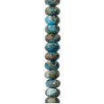 thumbnail image 1 of Bead Landing Aqua Serpentine Rondelle Beads - 8mm, 1 of 2