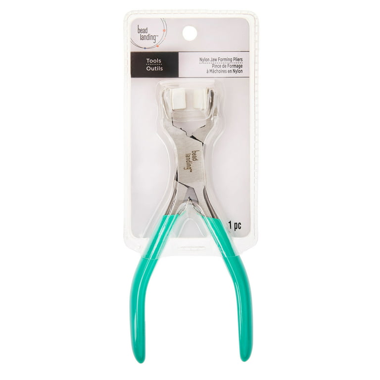 Nylon Jaw Looping Pliers, Round and Flat Jaw, 5 1/2