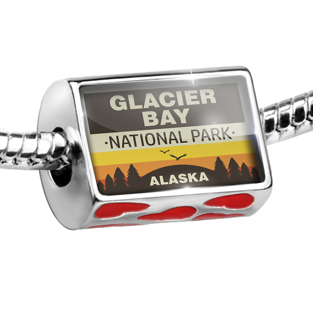 NEONBLOND Bead National Park Glacier Bay Charm Fits All European Bracelets
