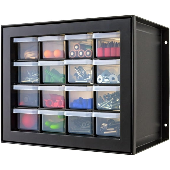 Bead Organizer Storage Box Drawer Chest, Drawer Plastic Organizer for Screws Bolts Nails Hardware Small Parts Electronics Accessories Tools Scrapbooking Arts Crafts Hobby Supplies