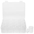 thumbnail image 1 of FENGGUIQU Clear Plastic Bead Storage Box Organizer with 12 Bottles for Crafting and Jewelry Making Supplies, 1 of 6