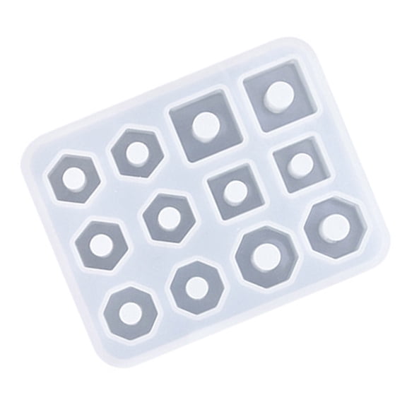 Bead Silicone Mold Set For Resin Jewelry Making With Sphere Cubes Oval Shapes