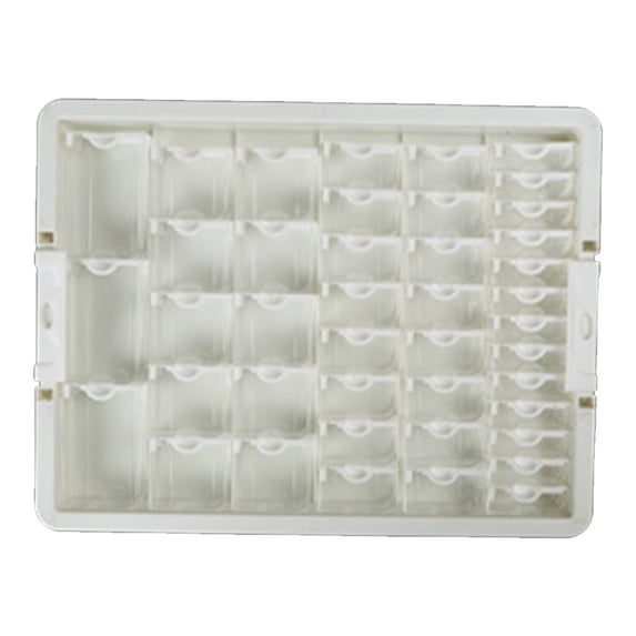 Bead Storage Box, Transparent Grids Box, Rectangle Storage Case Container, Painting Bead Storage Containers, Bead Organizers and Dots Storage Boxes, Rice Beads Nail Art Jewelry Display Boxes