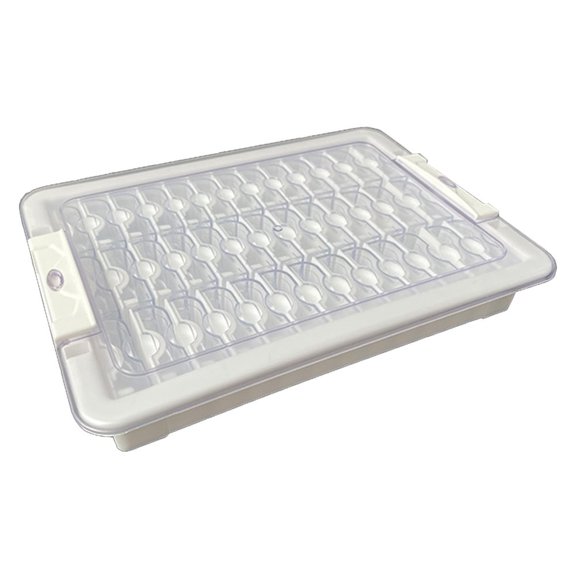 Bead Storage Organizer Box,Multi Compartment Jewelry Craft Storage Case Transparent Lid Stackable Design Storage Box For Nail Art Accessories Rhinestones Beads Tools Display Organization