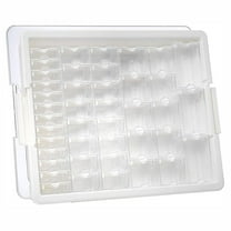 Bead Storage Solutions Clear Plastic Bead Storage Tray, 45 Pieces