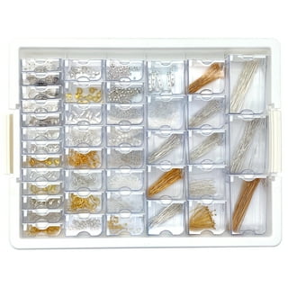 Elizabeth Ward Bead Storage Solutions 82 Piece Craft Supplies Organizer (2  Pack)