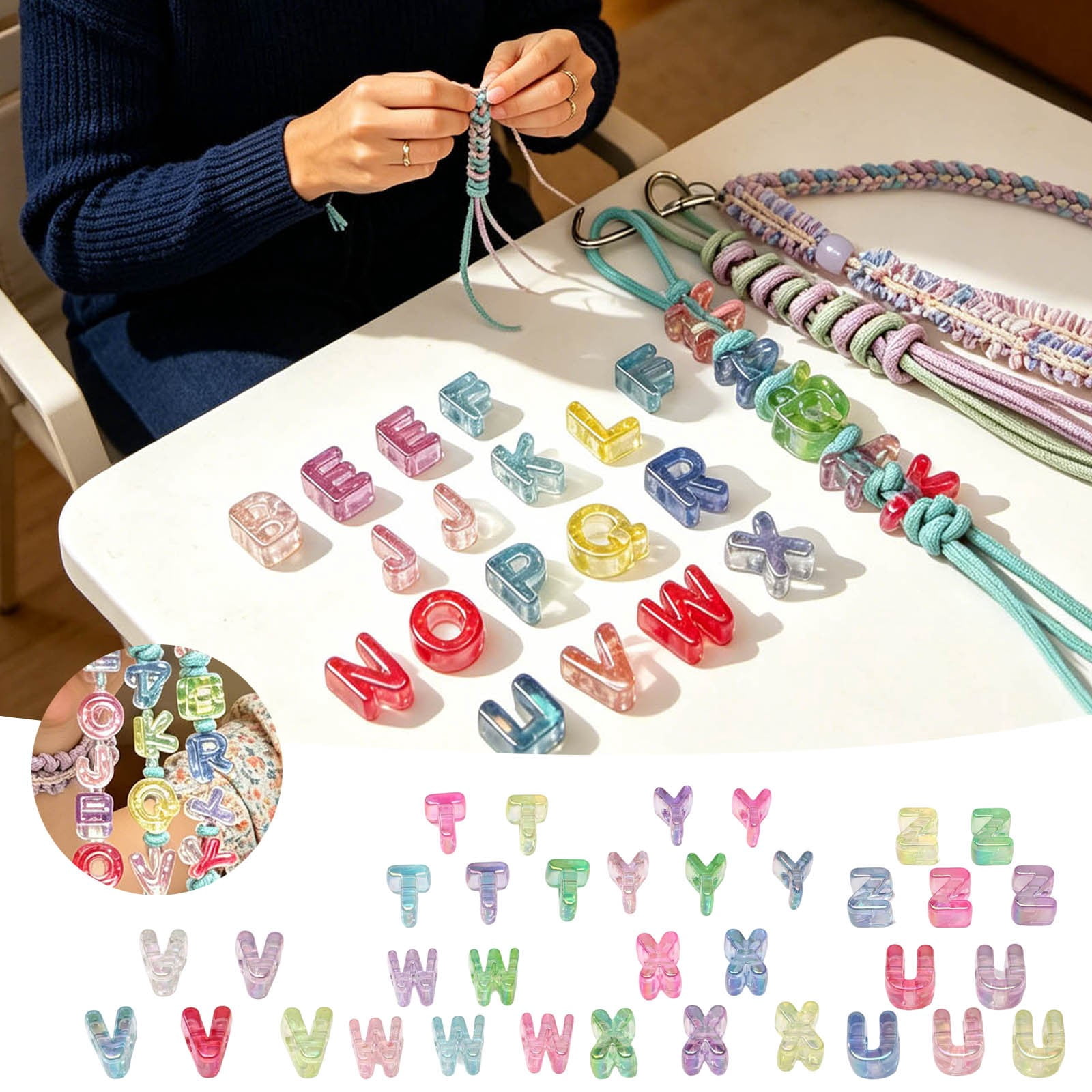 Bead Weaving For DIY Jewelry Making Includes Assorted Beads Strings ...