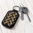 thumbnail image 1 of Bead embroidery kit on artificial leather Key ring FLBB-096, 1 of 4