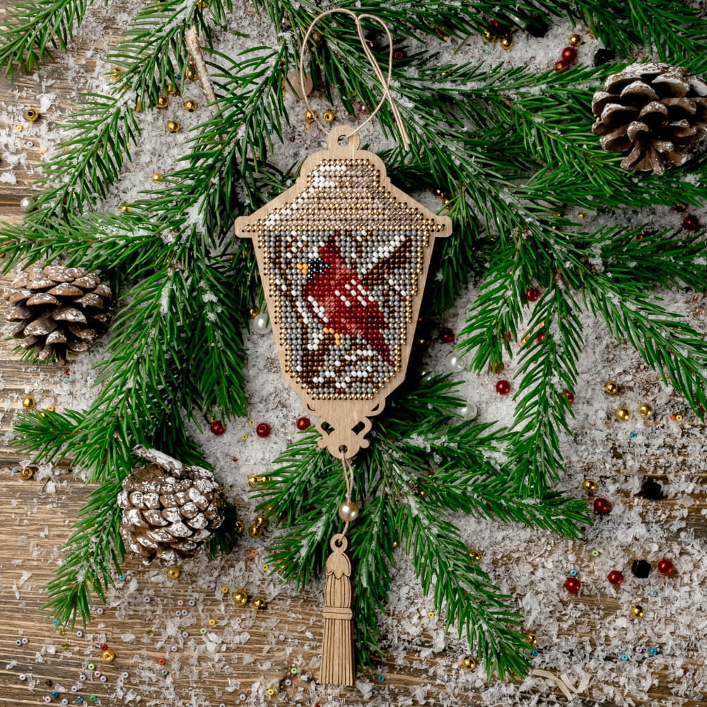 Bead embroidery kit on wood FLK-450