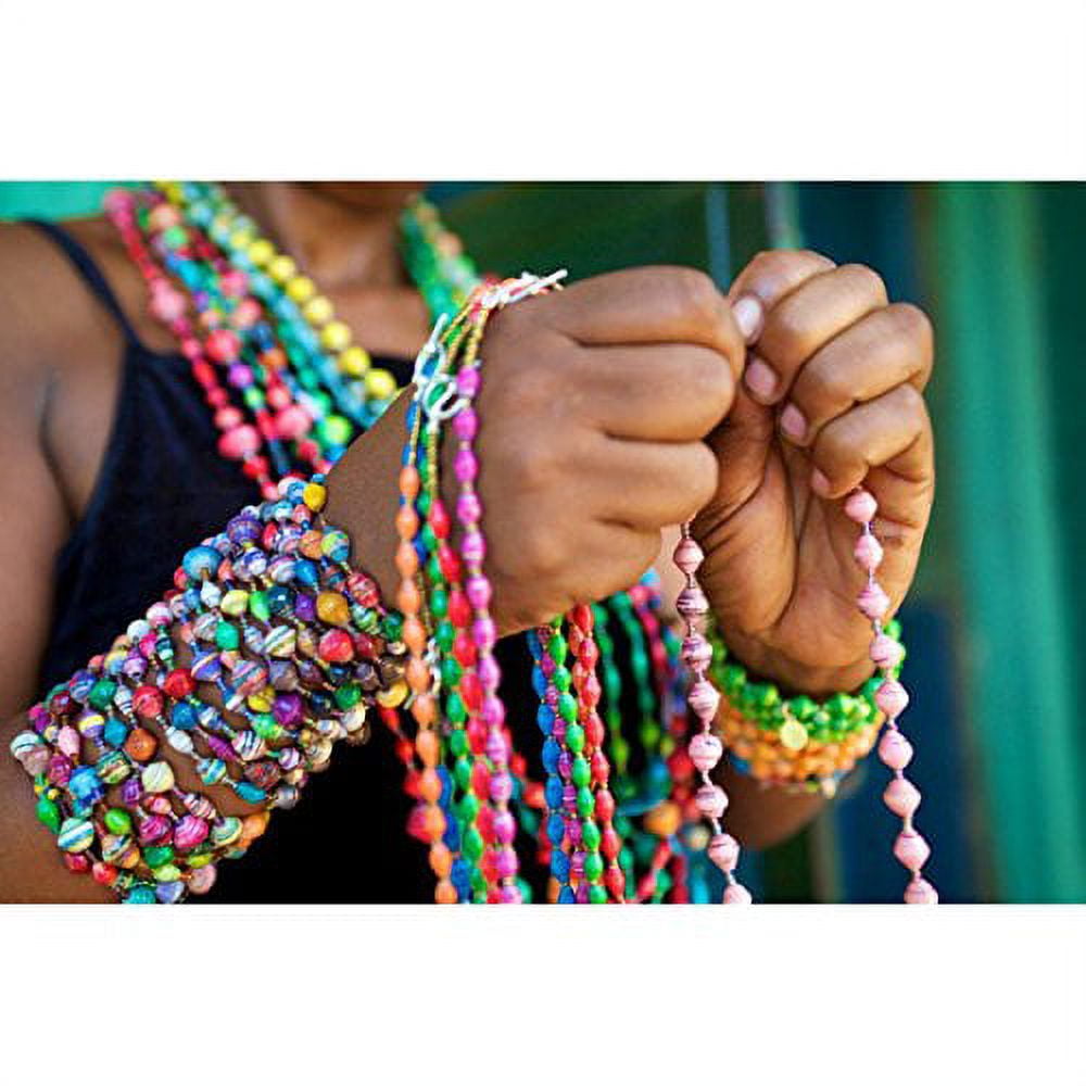 Maasai Paper Bead Bracelet Handmade, Fair Trade Sustainable in Uganda, East  Africa - Etsy