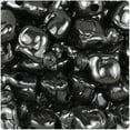 thumbnail image 1 of BeadTin Black Opaque 23mm Cat Pony Beads (24pcs), 1 of 3