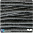 thumbnail image 1 of BeadTin Black Opaque 6mm Heishi Disc Polymer Clay Beads (2 Strands), 1 of 1