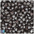 thumbnail image 1 of BeadTin Black Transparent 8mm Faceted Bicone Acrylic Beads (200pcs), 1 of 1