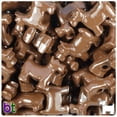 thumbnail image 1 of BeadTin Chocolate Opaque 24mm Scotty Dog Pony Beads (24pcs), 1 of 1