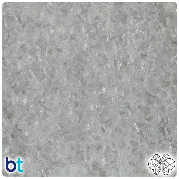 BeadTin Crystal Transparent 10mm SunBurst Craft Beads (450pcs)