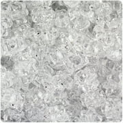 BeadTin Crystal Transparent 13mm Flower Pony Beads 250pcs