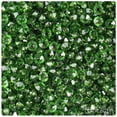 thumbnail image 1 of BeadTin Dark Peridot Transparent 6mm Faceted Rondelle Craft Beads (1350pcs), 1 of 2