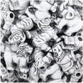 thumbnail image 1 of BeadTin Grey Antique Safari Animal Pony Beads (2oz), 1 of 1