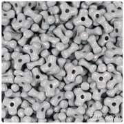 خرز بيديتين رمادي معتم 11 مم TriBead Craft 500pcs
