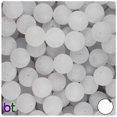 thumbnail image 1 of BeadTin Ice Frosted 12mm Round Plastic Beads (60pcs), 1 of 1