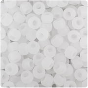 BeadTin Ice Frosted 9mm Barrel Pony Beads (500pc)