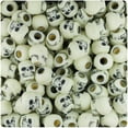 thumbnail image 1 of BeadTin Ivory Antique 11mm Skull Pony Beads (150pcs), 1 of 2