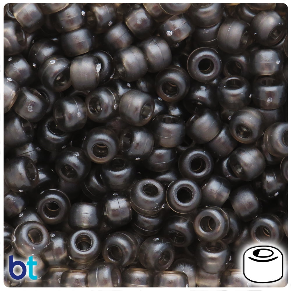BeadTin Cuentas De Caballo De Barril Opacas Azul Marino De 0.354 In (500 Unidades