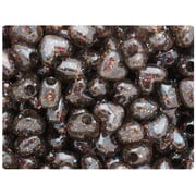 BeadTin Jet Rainbow Sparkle 12mm Heart VH Pony Beads 250pcs