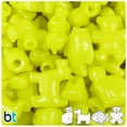 thumbnail image 1 of BeadTin Lemon Neon Bright Pet Parade Pony Beads (2oz), 1 of 1