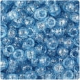 thumbnail image 1 of BeadTin Light Sapphire Sparkle 9mm Barrel Pony Beads (500pc), 1 of 1
