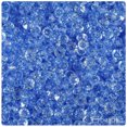 thumbnail image 1 of BeadTin Medium Sapphire Transparent 6mm Faceted Rondelle Craft Beads (1350pcs), 1 of 2