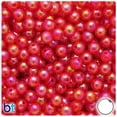 thumbnail image 1 of BeadTin Red Crackle AB 8mm Round Plastic Beads (150pcs), 1 of 1