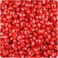 thumbnail image 1 of BeadTin Red Opaque 6mm Faceted Rondelle Craft Beads (1350pcs), 1 of 2