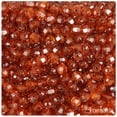 thumbnail image 1 of BeadTin Root Beer Transparent 6mm Faceted Round Craft Beads (600pcs), 1 of 2