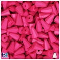 thumbnail image 1 of BeadTin Rose Opaque 13mm Faceted Cone Acrylic Beads (120pcs), 1 of 1
