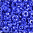 thumbnail image 1 of BeadTin Royal Blue Opaque Plastic Craft Bead Mix (4oz), 1 of 2