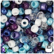 BeadTin Stellar Multi 9mm Barrel Pony Beads (500pcs)