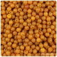 thumbnail image 1 of BeadTin Tiger Coral Frosted Black Sparkle 6mm Round Craft Beads (500pcs), 1 of 2